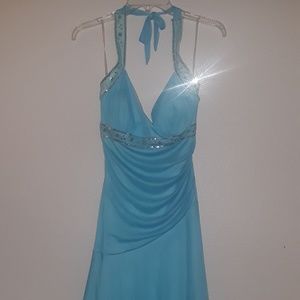 Blue dress